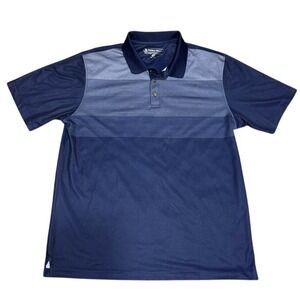 Pebble Beach Performance Polo Shirt DRY-LUXE Striped Golf XL